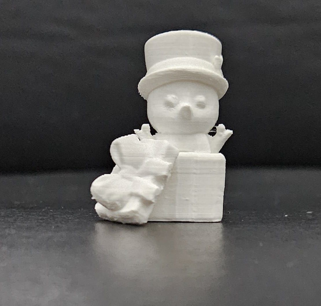 Snowman Gift 3D print model_6