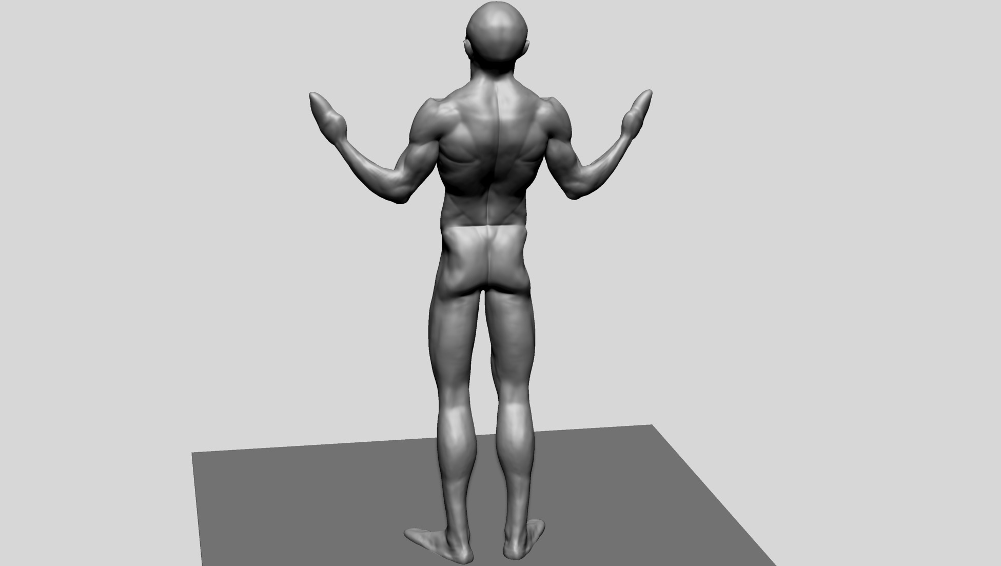 Creature Body Form F 3D model_7