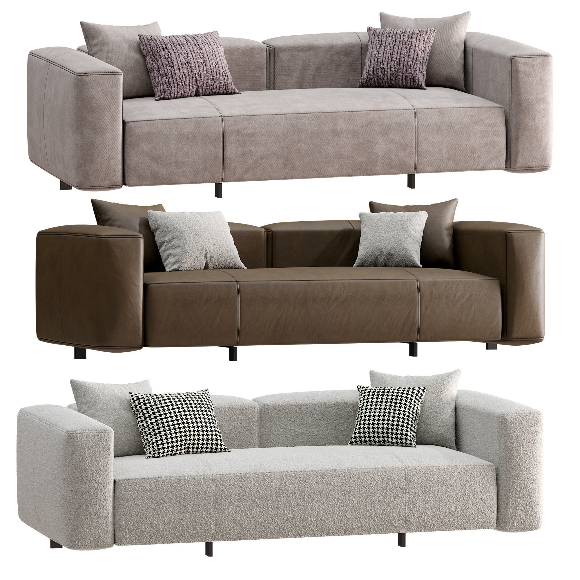 Yves Sofa 3D model_1