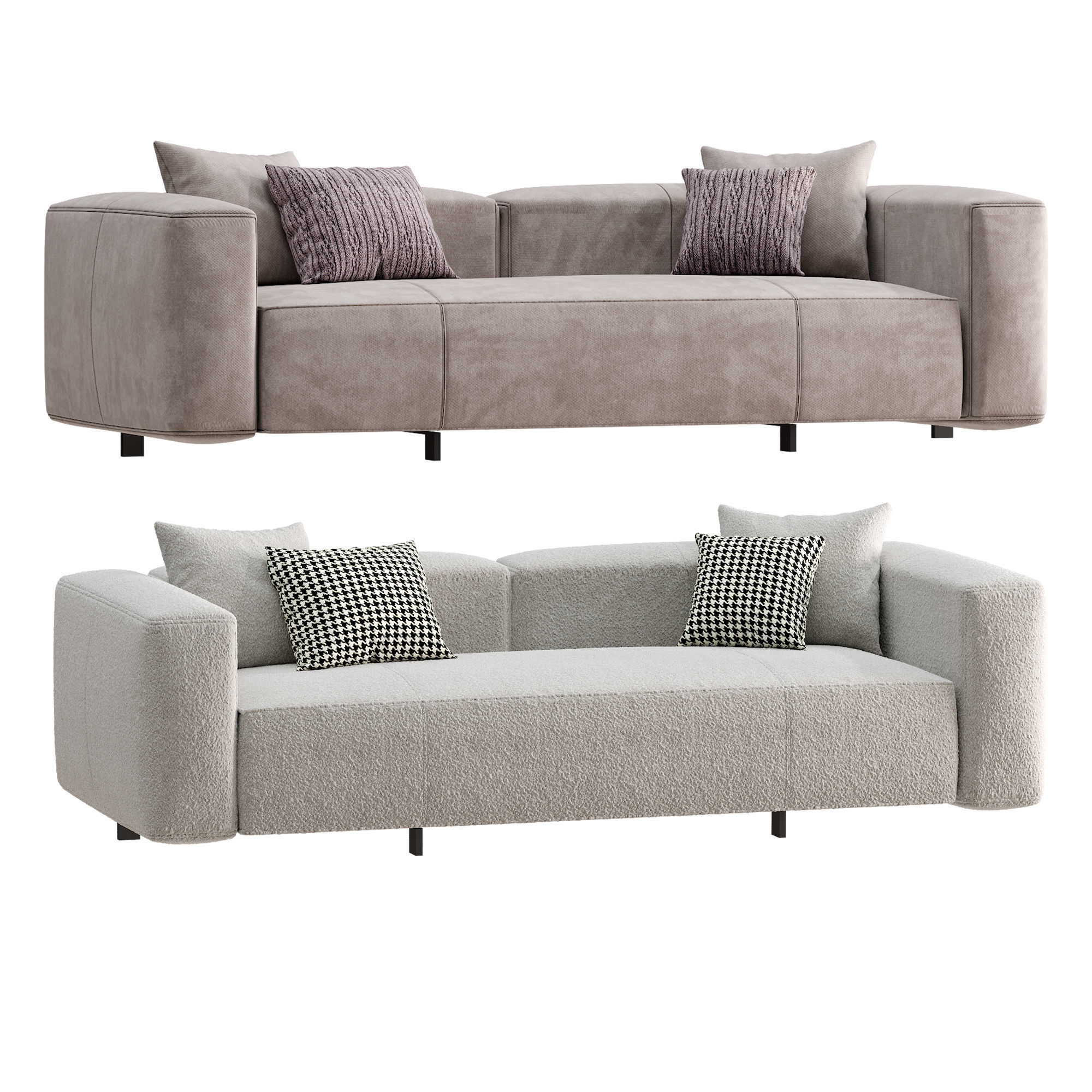 Yves Sofa 3D model_4