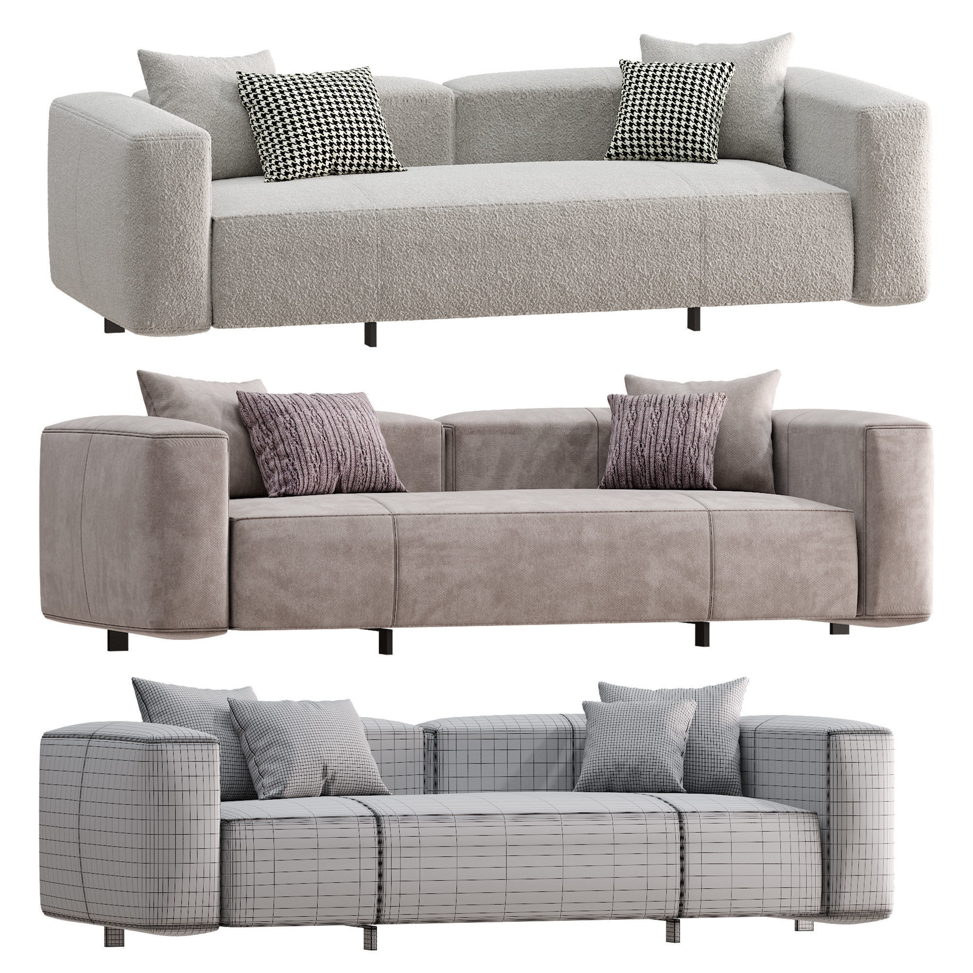 Yves Sofa 3D model_5