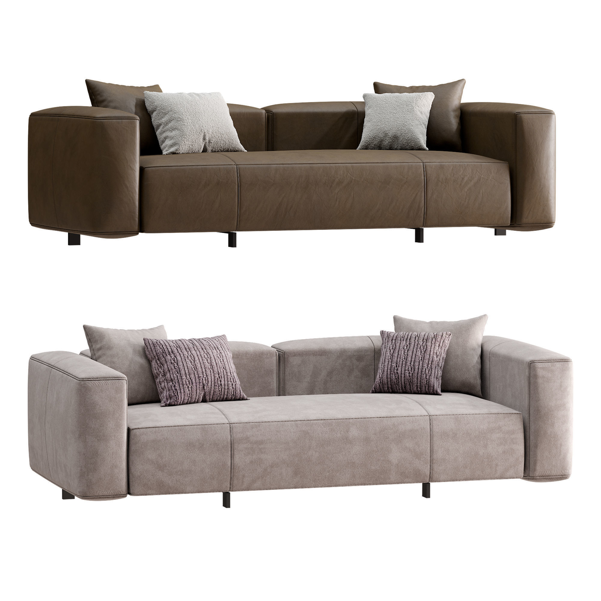 Yves Sofa 3D model_3