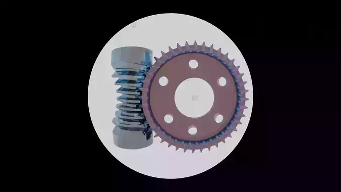 Throated Worm 3d FULLY RIGED with Rigid Body