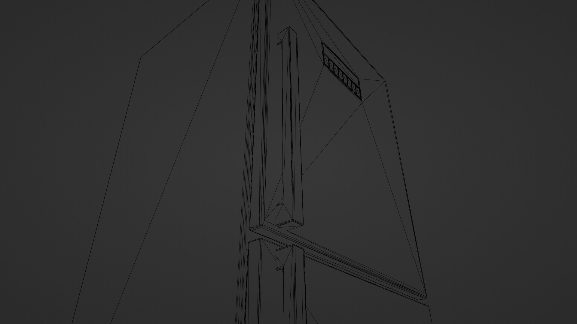 3D Refrigerator Model Low-poly 3D model_15