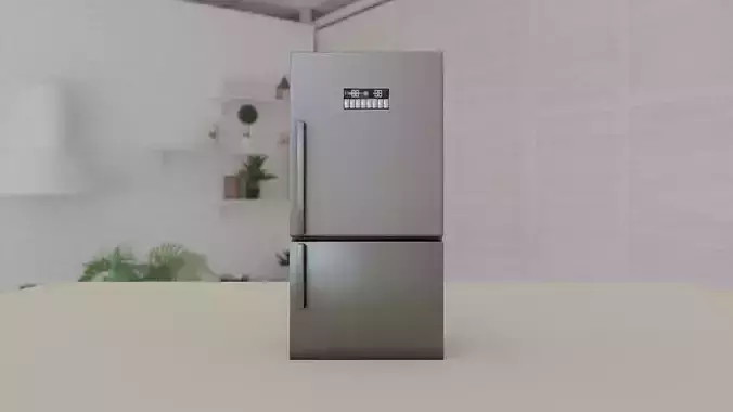 3D Refrigerator Model