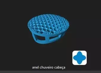 Anel chuveiro Free 3D print model