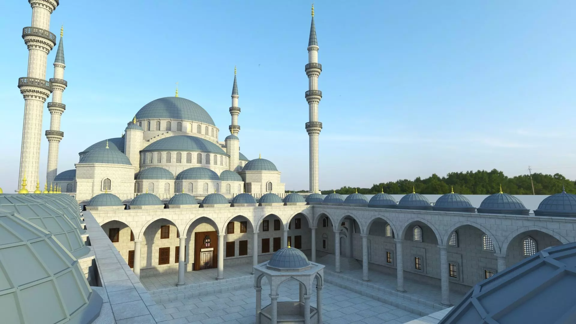 Blue Mosque  3D model_0