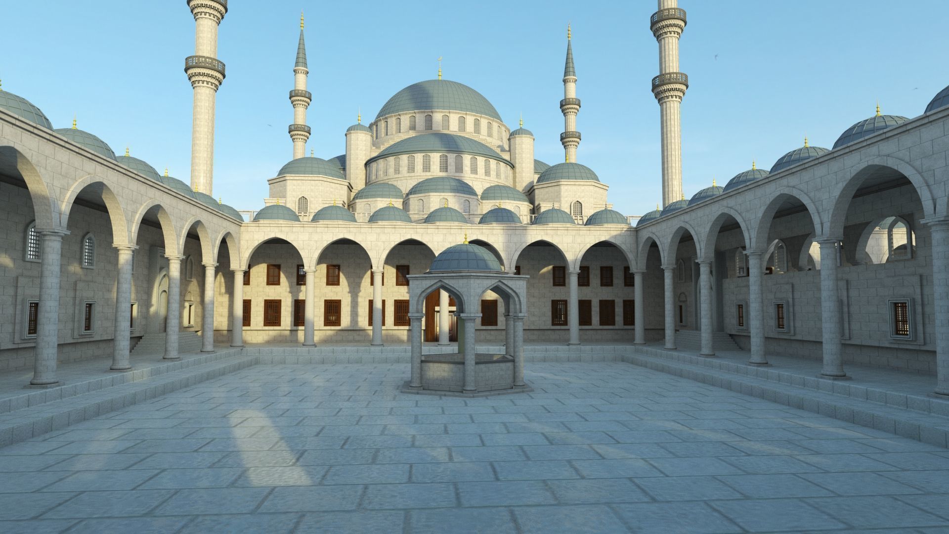 Blue Mosque  3D model_2