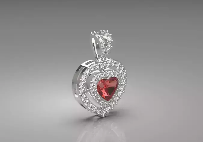 heart jewelry pendant jp0217