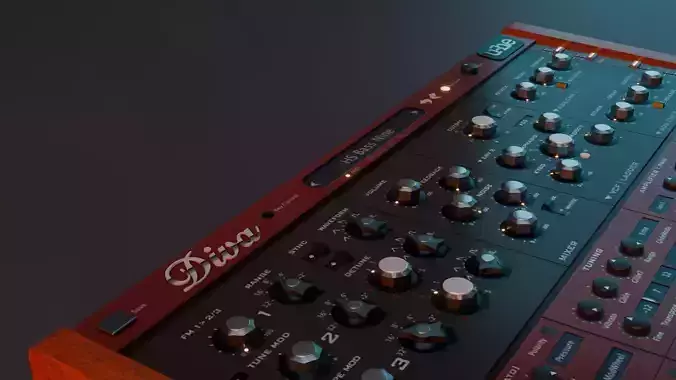 Diva - u-he VST Synthesizer 3D Model 3D model