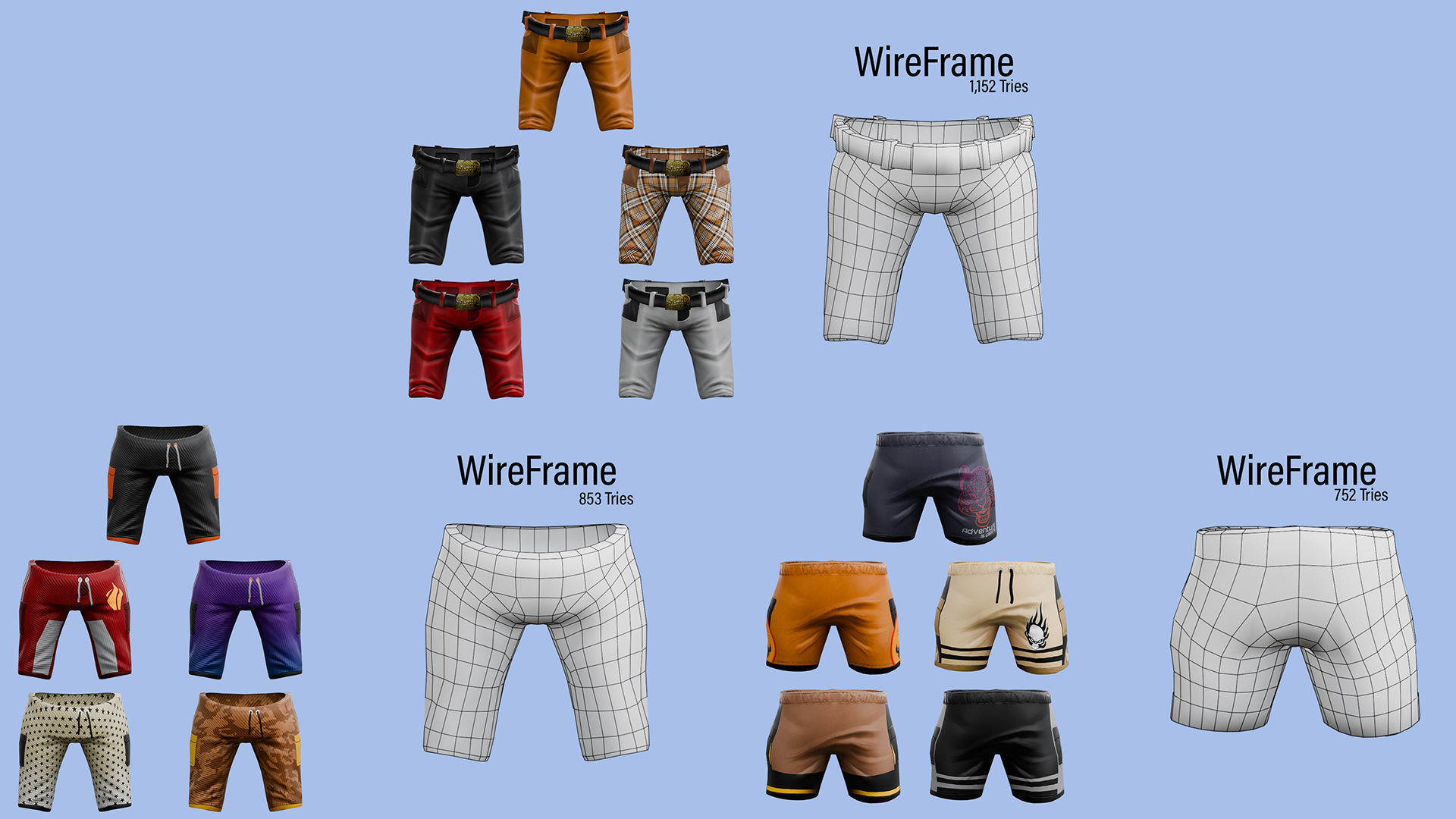 Stylized Mafia Bosses Gangster 3D Character Pack Low-poly 3D model_4