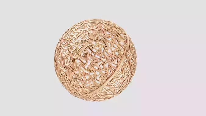 Christmas Ball Tree Decoration 3D print model