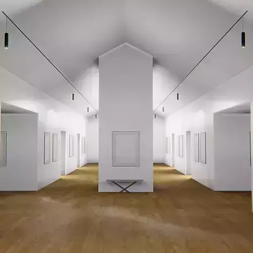 ART GALLERY  Museum Interior 3D model