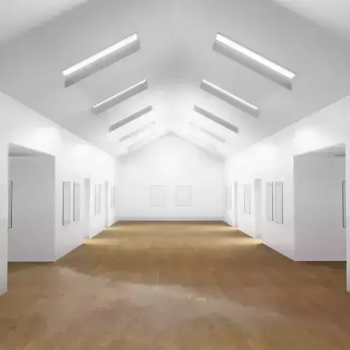 ART GALLERY Museum Interior Office 2 3D model