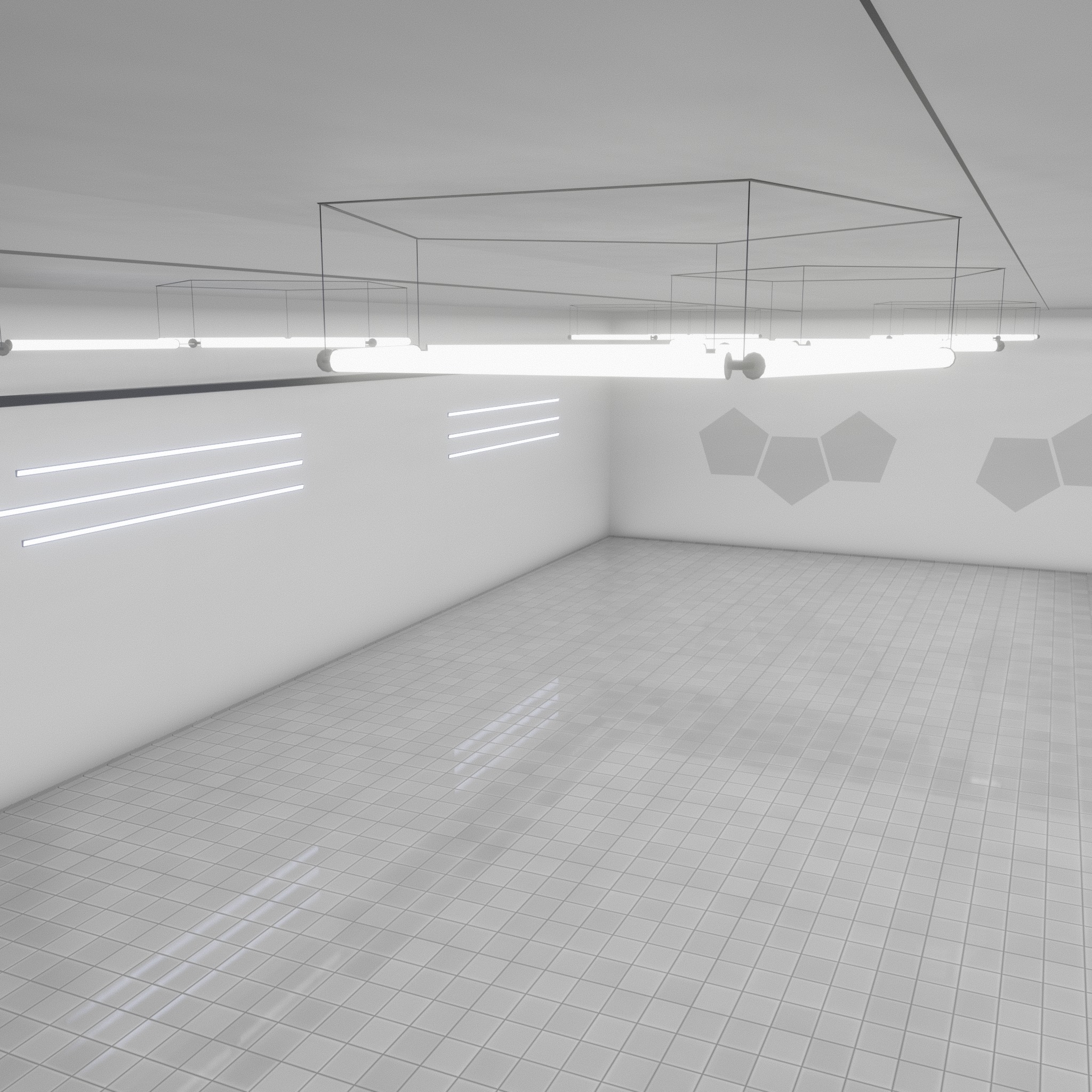 3D SCI-FI ART GALLERY Museum Interior 3D model_5