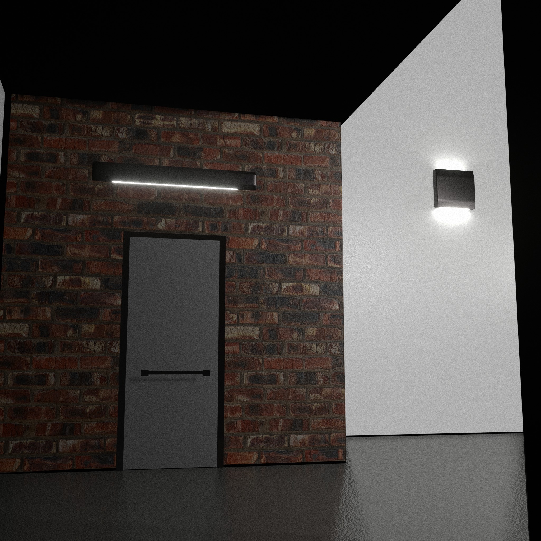 Warehouse car studio interior 3D model_12