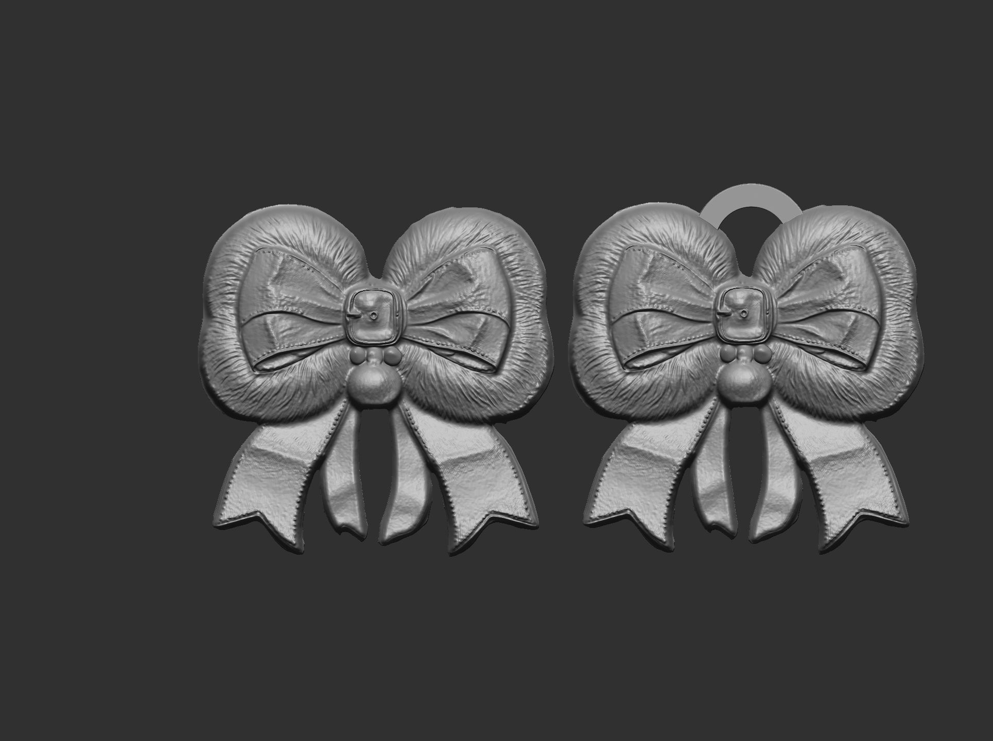 christmas ribbon decor 1  3D print model_5