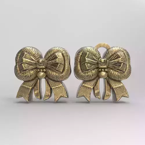 christmas ribbon decor 1  3D print model