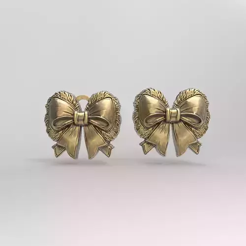 christmas tree ribbon decor 3 3D print model