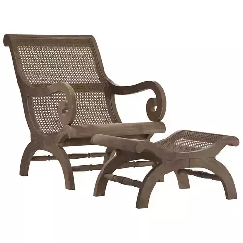 British Colonial Lounge Chair