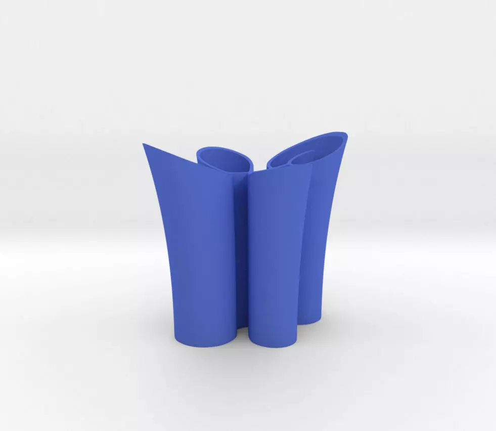 Spiral Toothbrush Holder 3D print model_0
