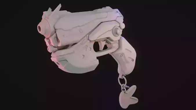 Overwatch 2 - DVA Gun-Blaster - Cosplay 3D Print Prop 3D print model