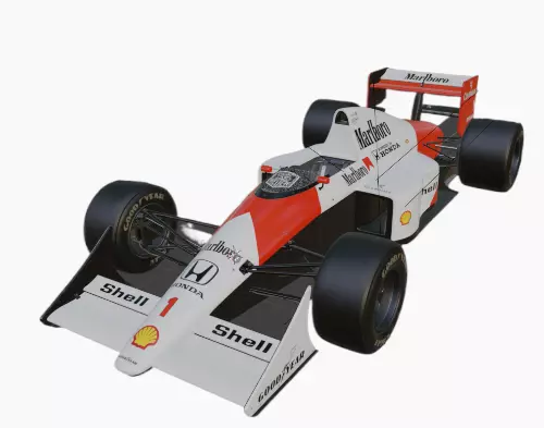 Car F1 3D model_0