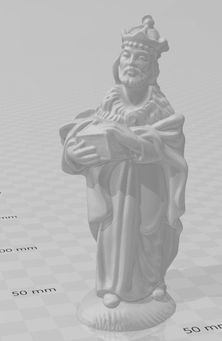 Three wise men italian MANGER PESEBRE romano CHRISTMAS XMAMS man 3D print model_2