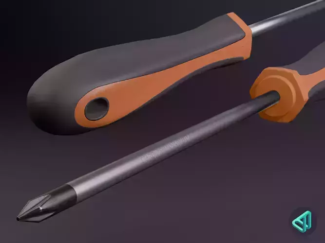 Screwdriver - PBR Game Ready Asset