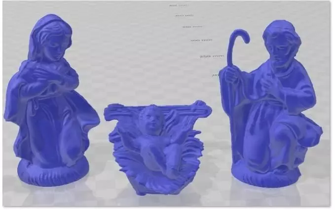 BASIC ITALIAN MANGER - XMAS BIRTH OF JESUS  3D print model_0