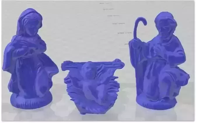 BASIC ITALIAN MANGER - XMAS BIRTH OF JESUS  3D print model