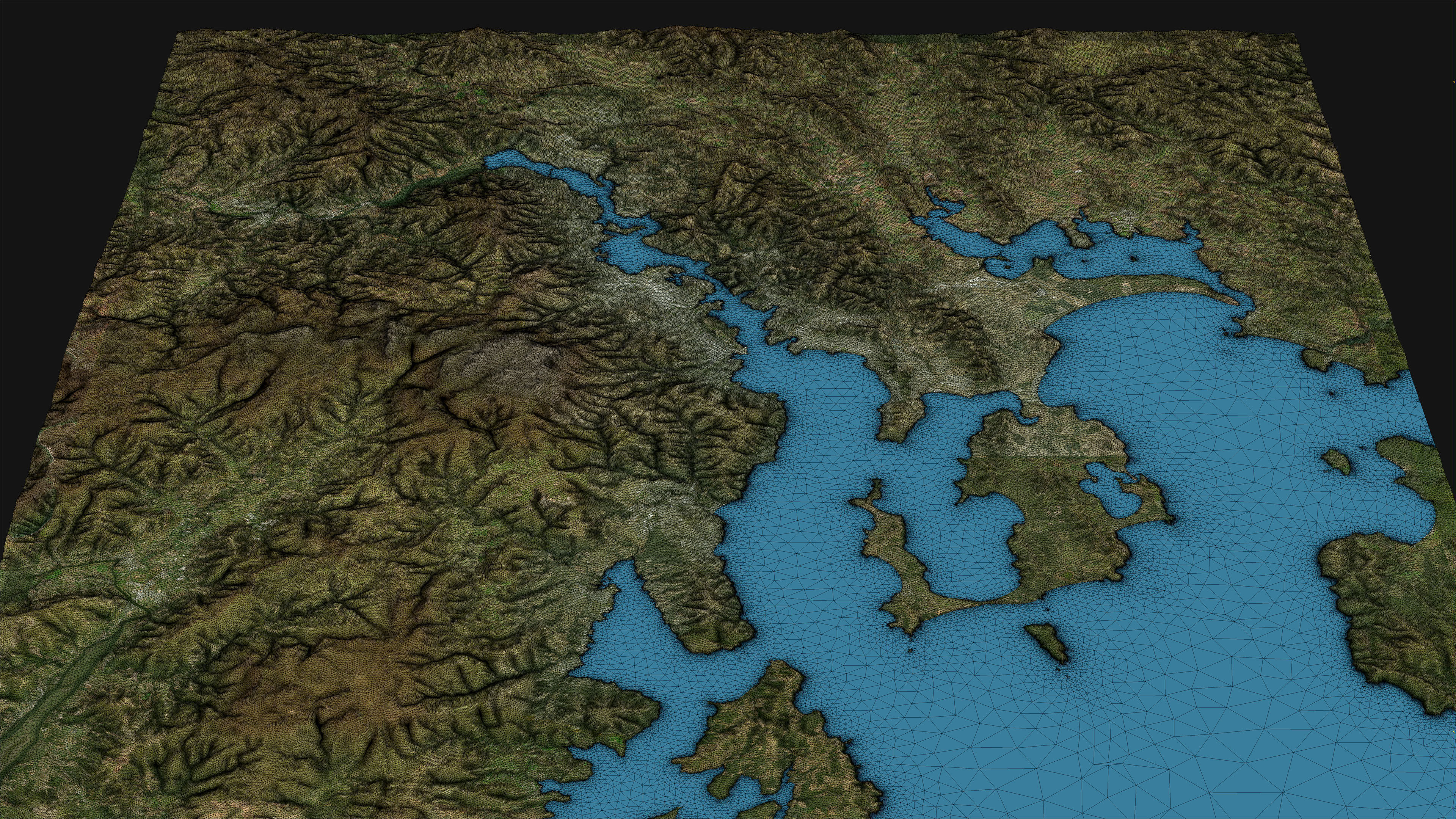 Hobart - 3D City Topography Terrain 3D Model Collection_46