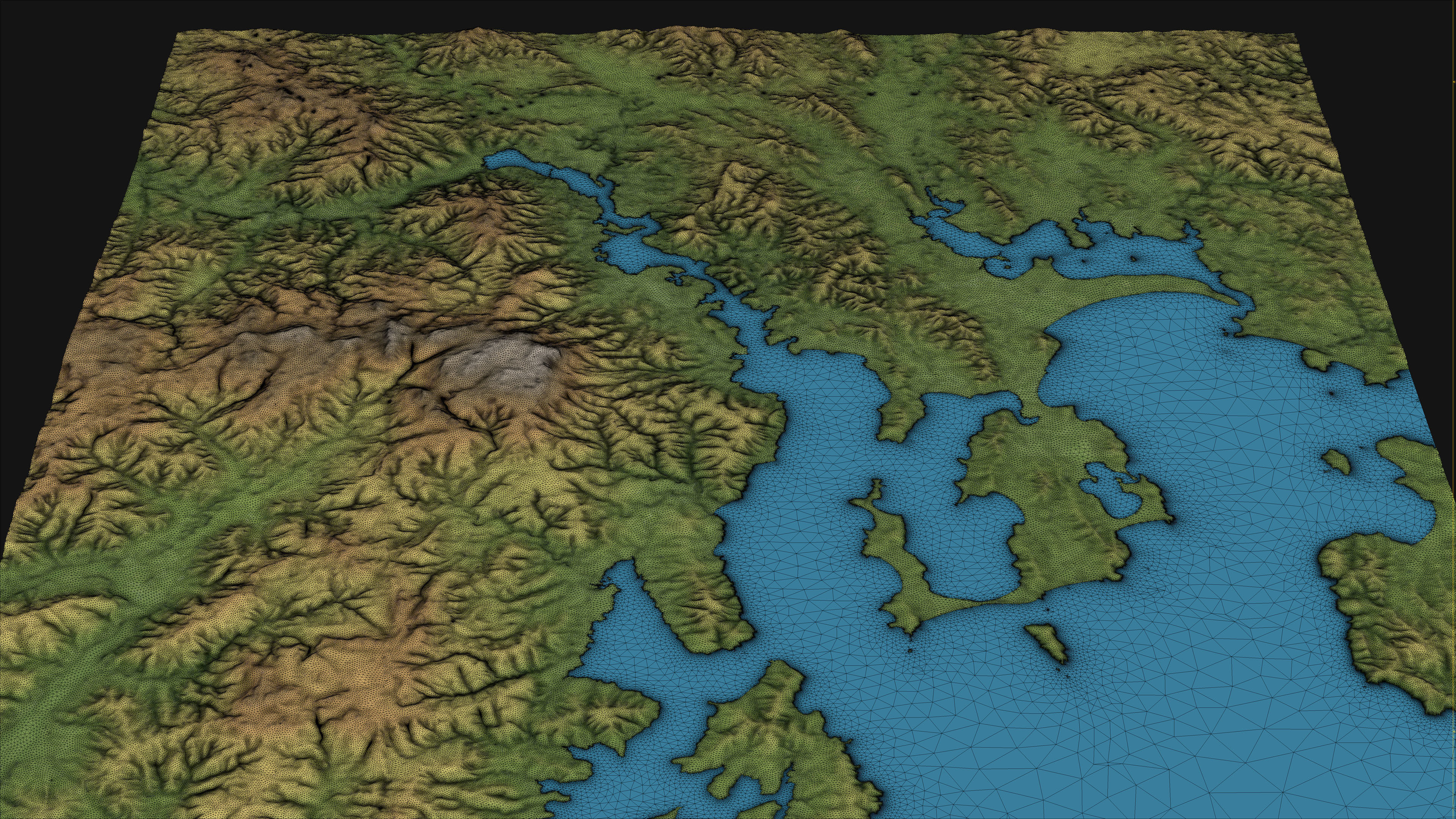 Hobart - 3D City Topography Terrain 3D Model Collection_47