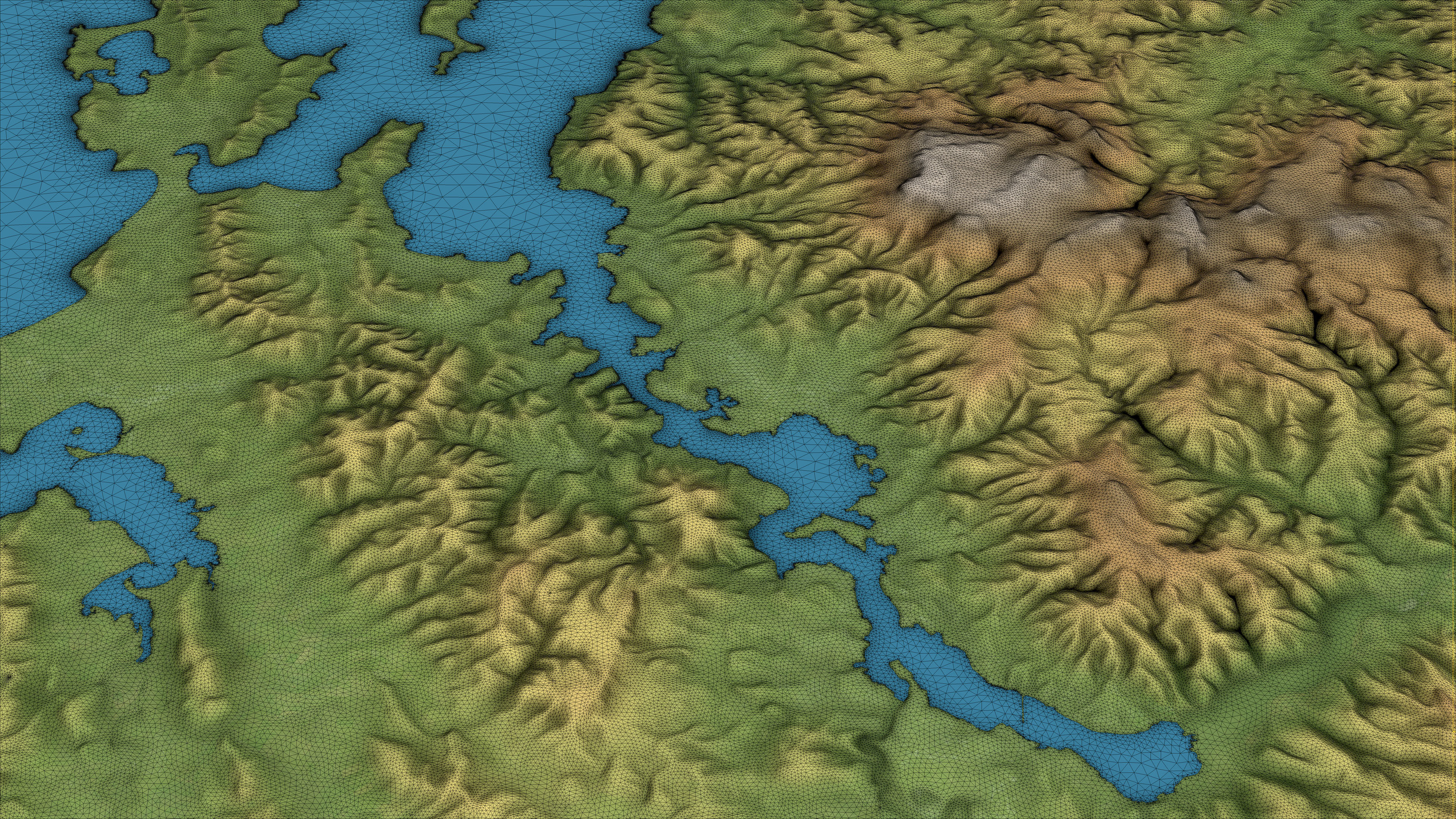 Hobart - 3D City Topography Terrain 3D Model Collection_41