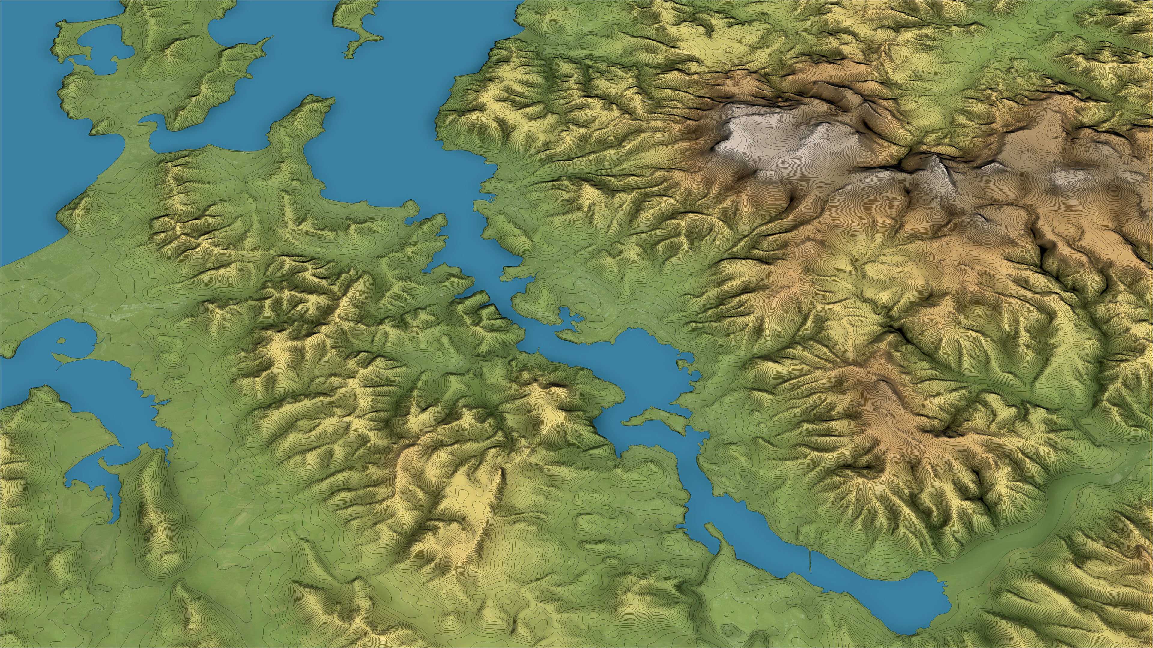 Hobart - 3D City Topography Terrain 3D Model Collection_42