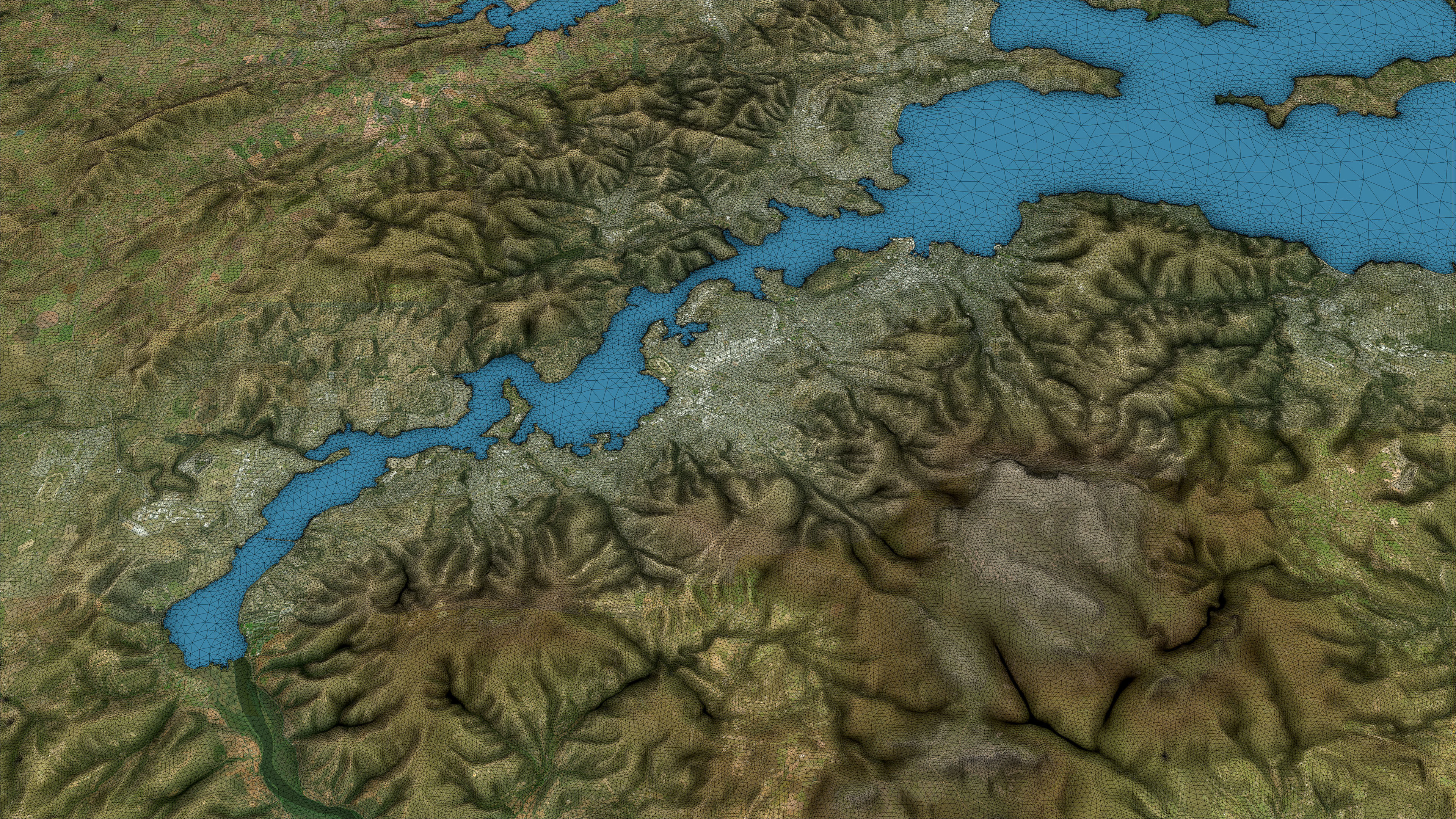 Hobart - 3D City Topography Terrain 3D Model Collection_37