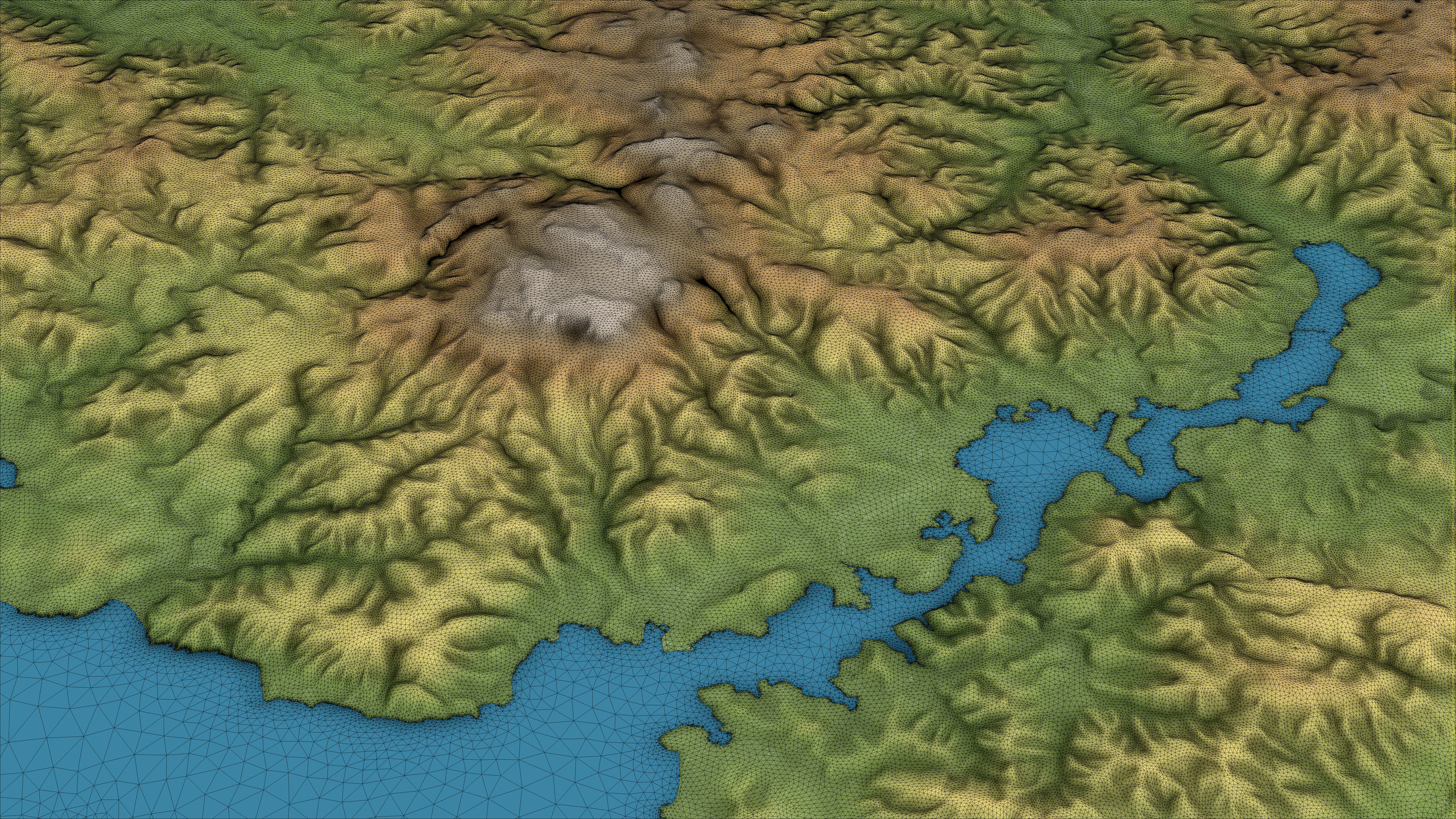Hobart - 3D City Topography Terrain 3D Model Collection_44