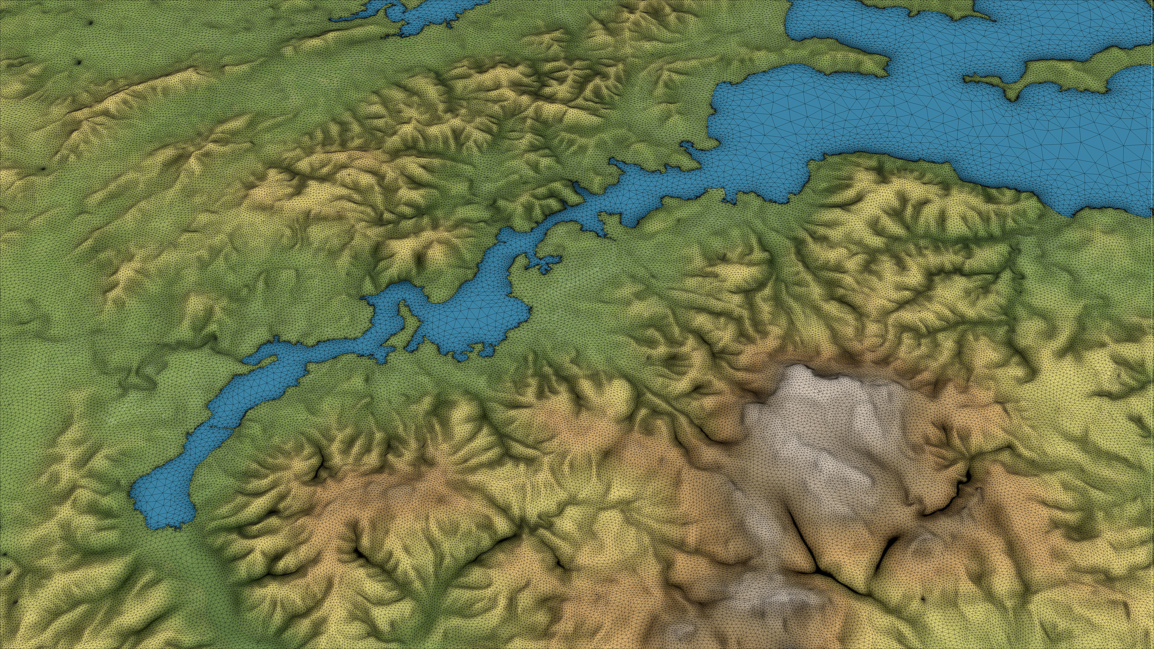 Hobart - 3D City Topography Terrain 3D Model Collection_38