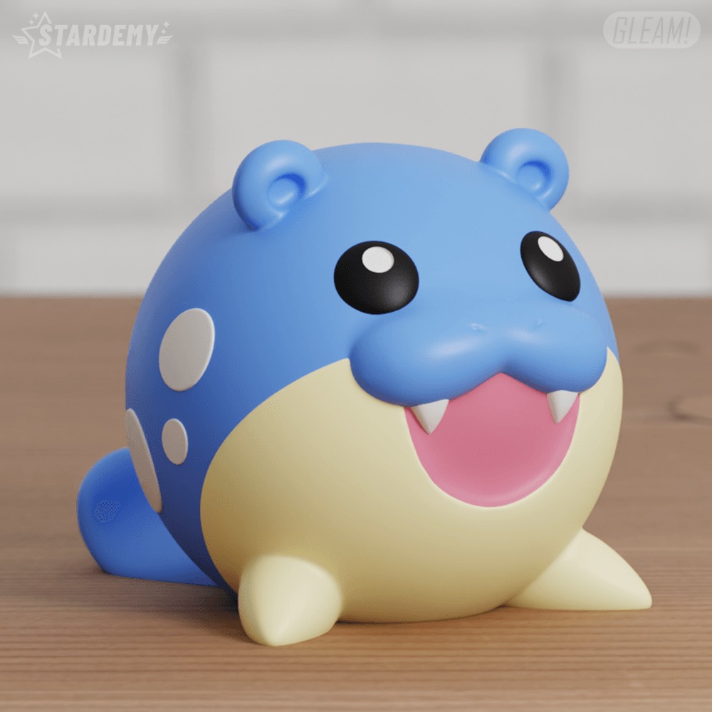 Spheal Chibi Christmas 3 models 3D print model_8