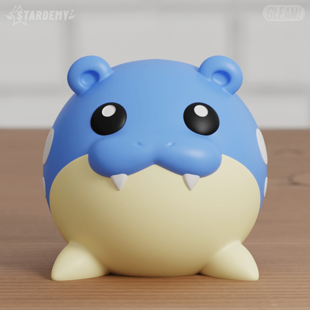 Spheal Chibi Christmas 3 models 3D print model_5