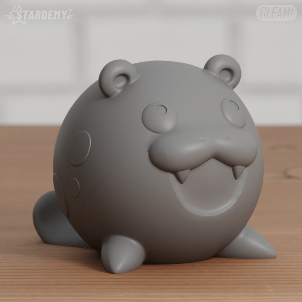 Spheal Chibi Christmas 3 models 3D print model_4