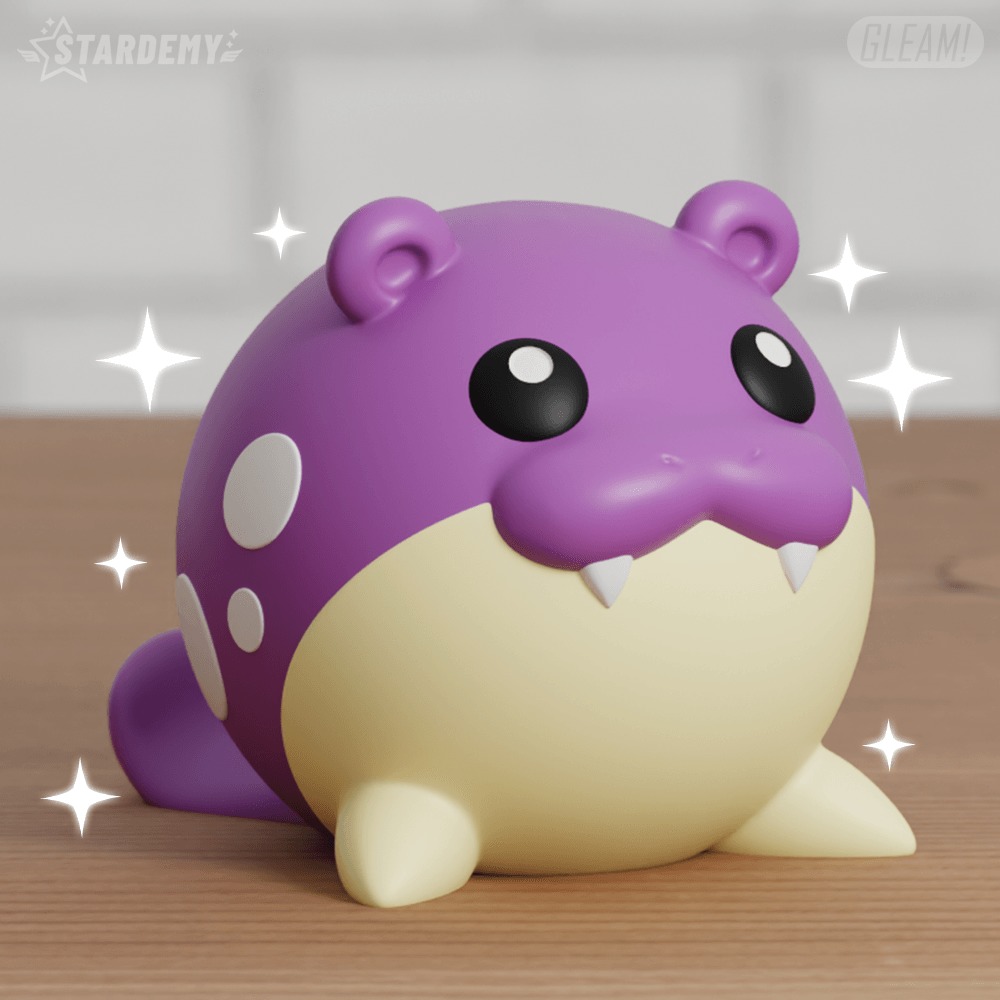 Spheal Chibi Christmas 3 models 3D print model_3