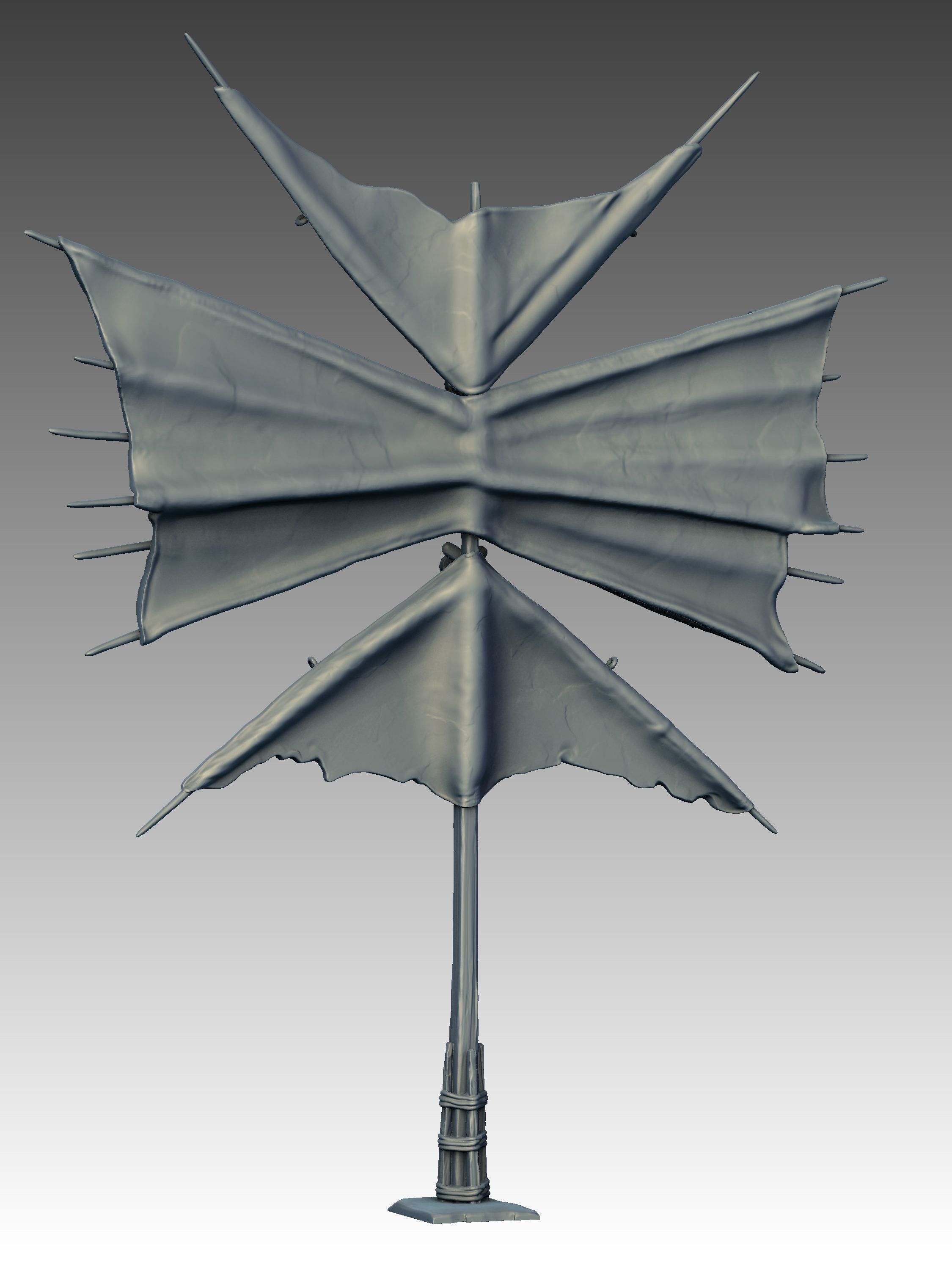 RAVENHILL FORTRESS - COMMAND POST OF THE PALE ORC 3D print model_13