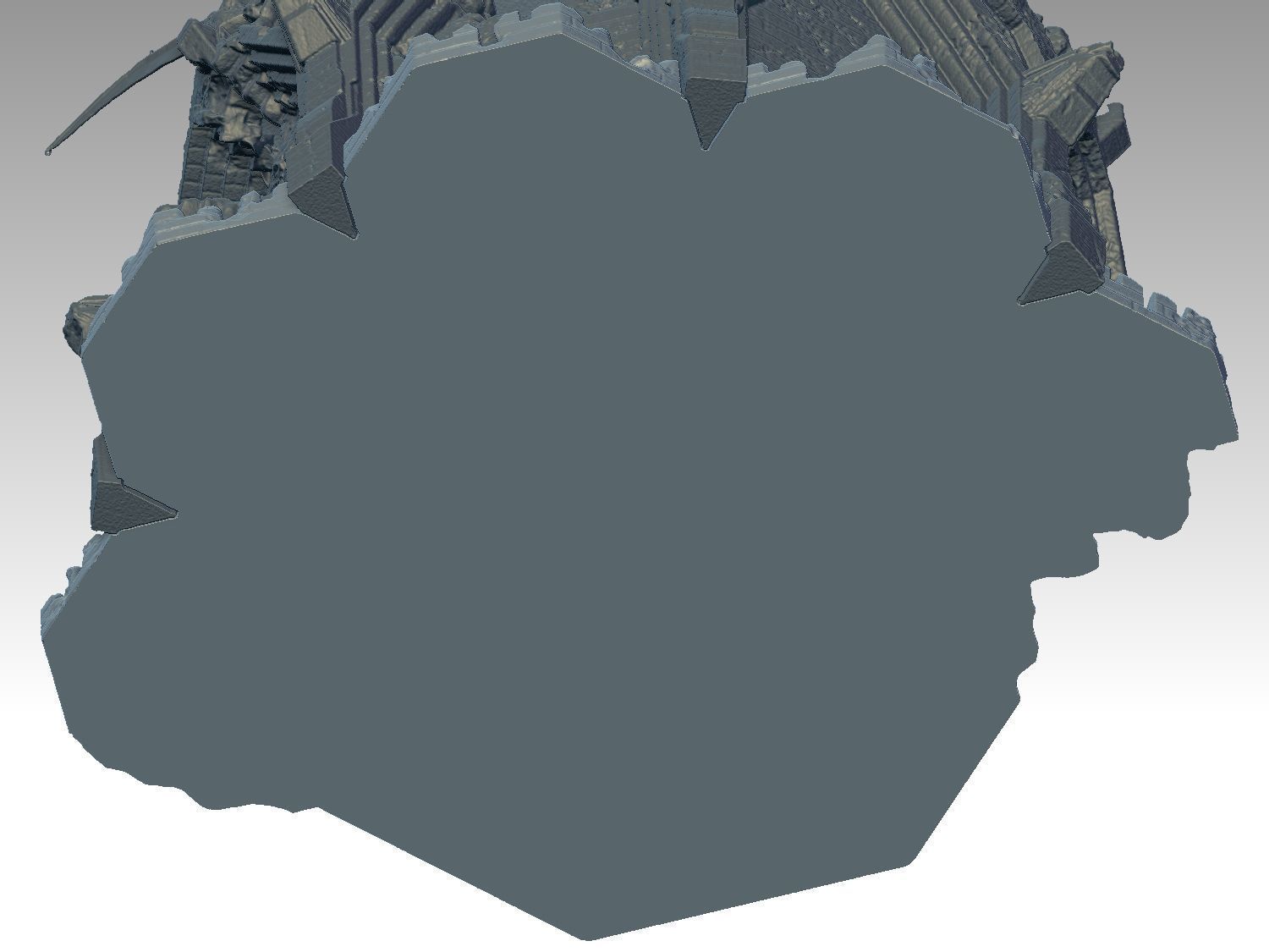 RAVENHILL FORTRESS - COMMAND POST OF THE PALE ORC 3D print model_20