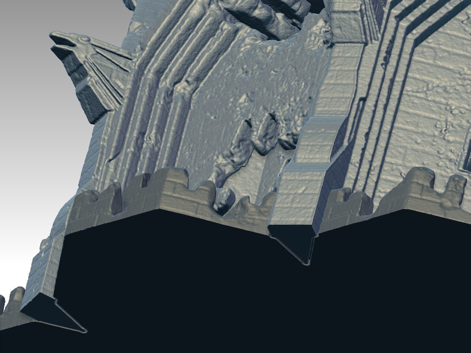 RAVENHILL FORTRESS - COMMAND POST OF THE PALE ORC 3D print model_7