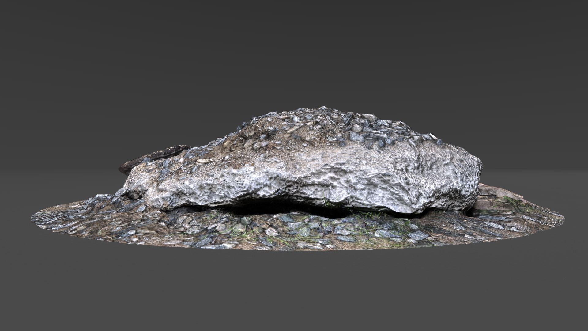 Debris - Rocks Low-poly 3D model_9
