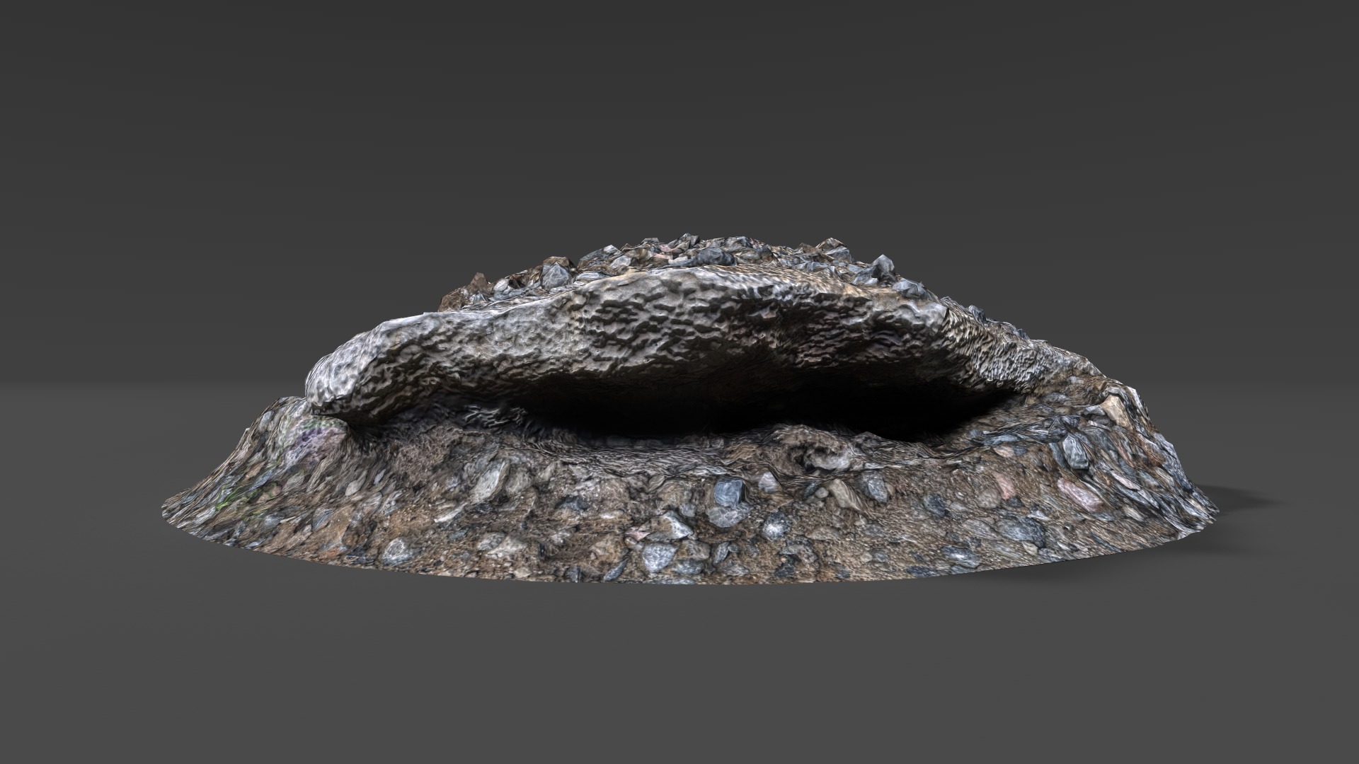 Debris - Rocks Low-poly 3D model_11