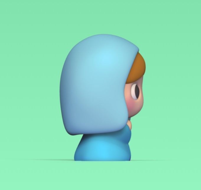 Cute Nativity Scene 3D print model_4