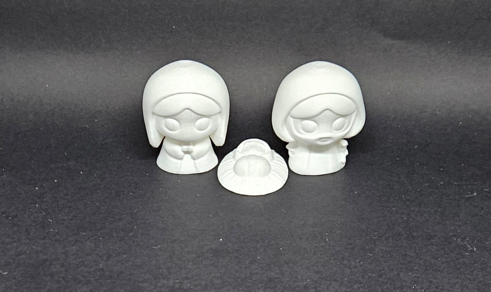 Cute Nativity Scene 3D print model_9