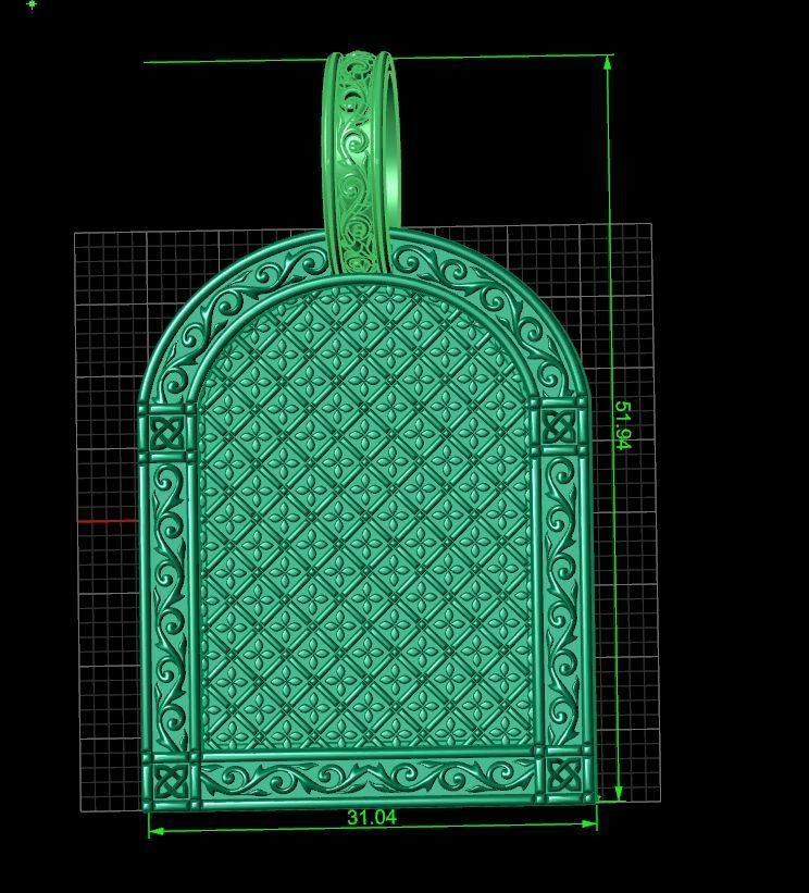 pendant capricorn astrology zodiac sign 1485 3D print model_9